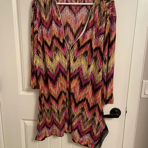 Multi coloured print tunic - Picture 5 of 5